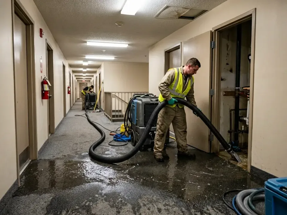 multi-unit-apartment-hallway-f-005 — frequently asked questions, Emergency Burst Pipe Water Extraction & Removal in Mexia, TX